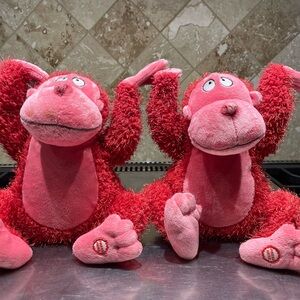 Musical Dancing Valentine Monkey Set